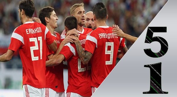 Россия-Чехия 5:1, команда Черчесова продолжает удивлять (видео обзор голов матча)